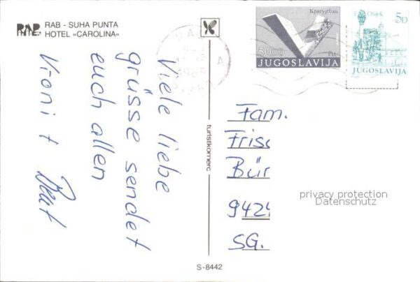 Rab Kroatien Hotel Carolina Fliegeraufnahme – Bild 2