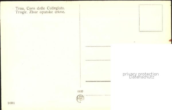 Trogir Trau Zbor opatske crkve Kirchenchor – Bild 2