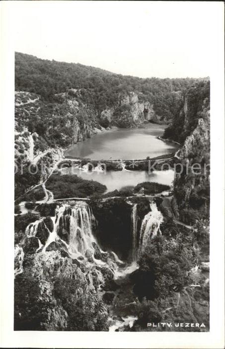 Plitvicka Jezera Panorama Seen Wasserfall Nationalpark