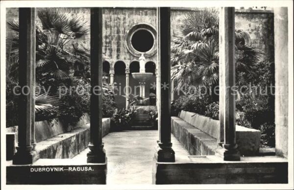 Dubrovnik Ragusa Innenhof
