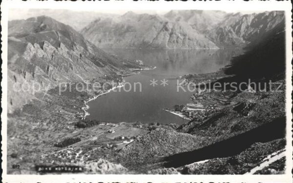 Kotor Montenegro Boka Kotorska Bucht von Kotor Gebirgspa