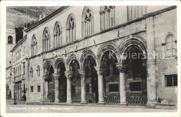 Dubrovnik Ragusa Kraljev dvor Königspalast