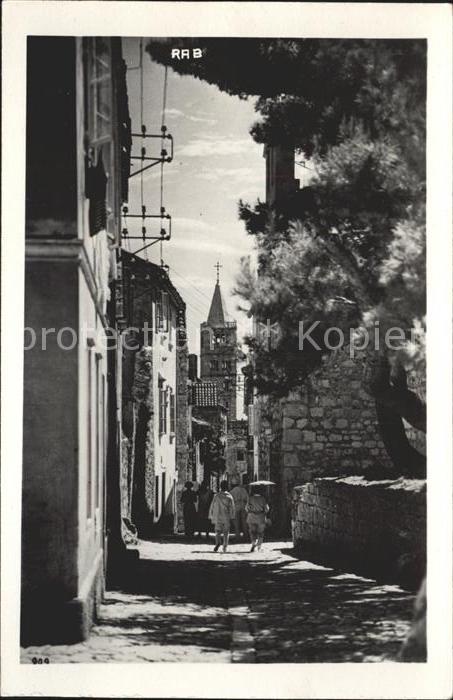 Rab Kroatien Altstadt Gasse