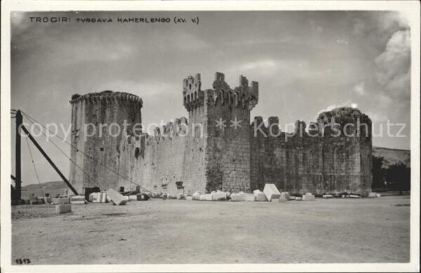 Trogir Trau Tvrdava Kamerlengo Burg