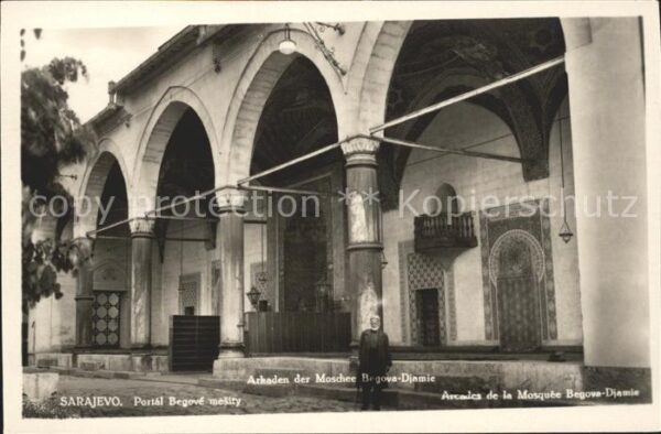 Sarajevo Portal Begove dzamije Arkaden Moschee