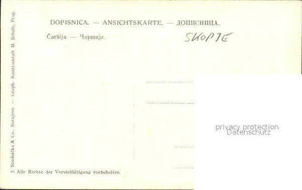 Skopje Skoplje Teppichhändler – Bild 2