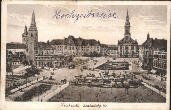 Kecskemet Szabadsag ter Platz Kirche