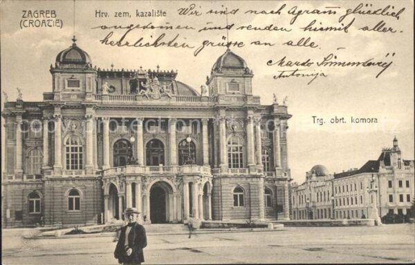 Zagreb Hrv zem kazaliste Theater