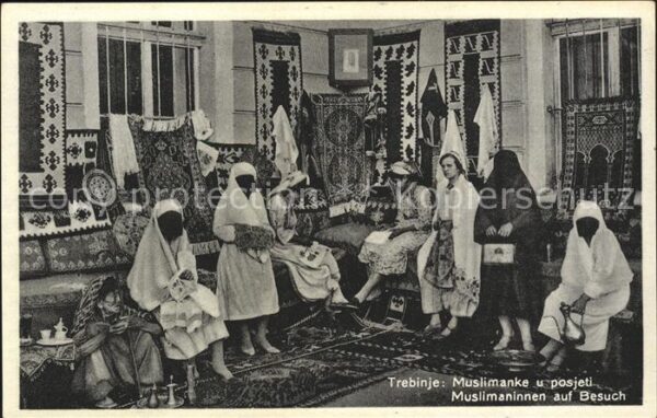 Trebinje Muslimaninnen auf Besuch