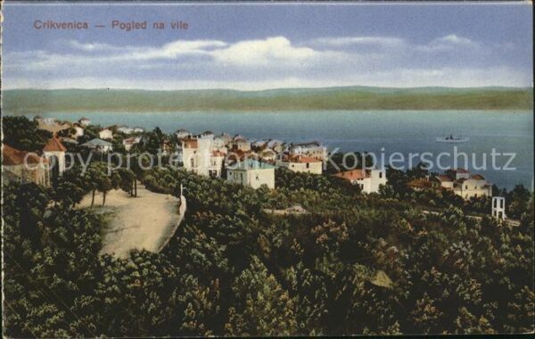 Crikvenica Kroatien Pogled na vile Villas