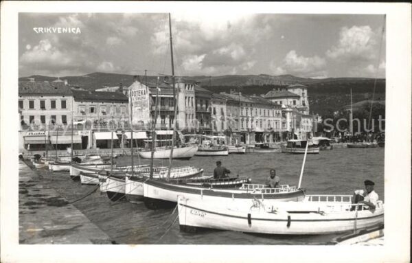 Crikvenica Kroatien Hafen Fischerboote