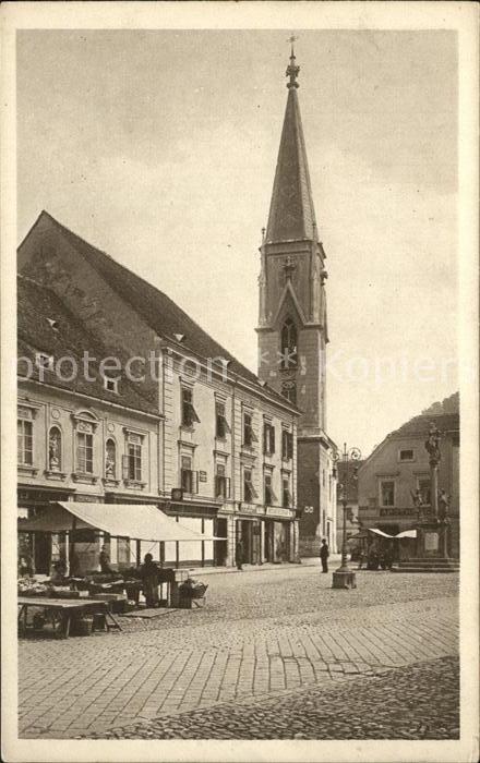 Cilli Celje Slovenia Hauptplatz mit Pfarrkirche