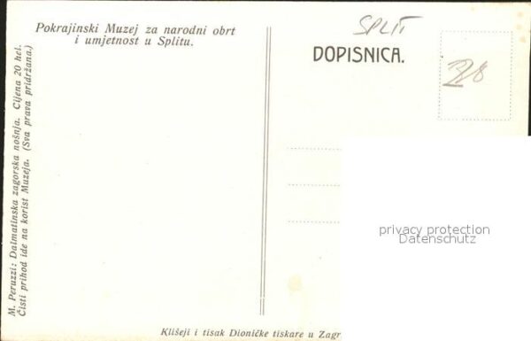 Split Spalato Pokrajinski Muzei za narodni obrt i umj – Bild 2