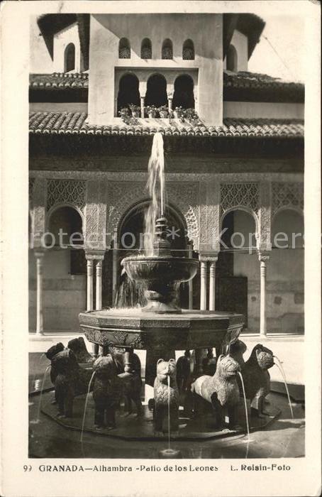 Granada Andalucia Alhambra Palio de los Leones