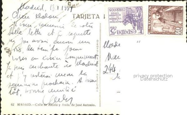 Madrid Spain Calle de Alcala y Avda de Jose Antonio – Bild 2
