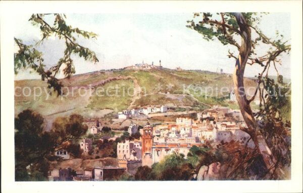 Barcelona Cataluna El Tibidabo desda la Bonanova