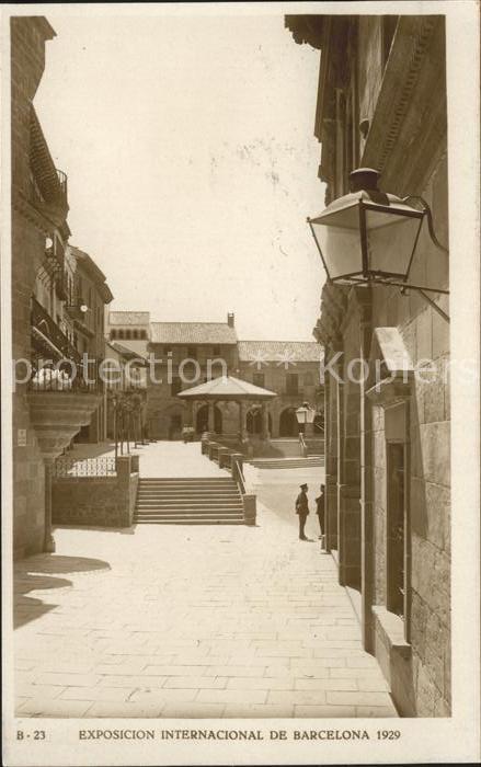 Barcelona Cataluna Exposicion internacional de Barcelona 1