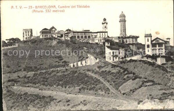 Barcelona Cataluna Cumbre del Tibidabo
