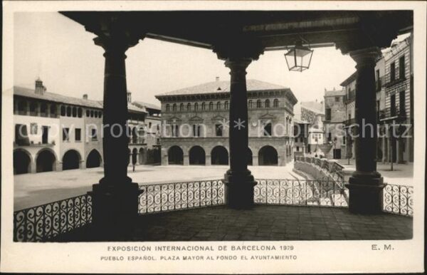 Barcelona Cataluna exposicion internacional de Barcelona 1