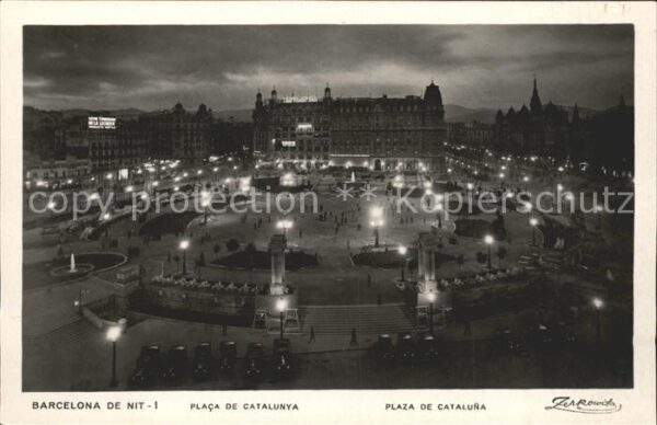 Barcelona Cataluna placa de Catalunya