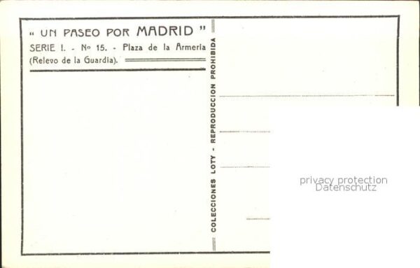 Madrid Spain plaza de la Armeria – Bild 2