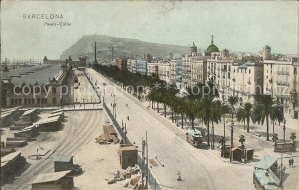 Barcelona Cataluna Paseo Colon
