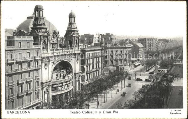 Barcelona Cataluna Teatro Coliseum y Gran Via