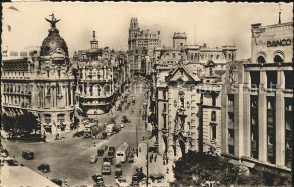 Madrid Spain Avenida de Jose Antonio