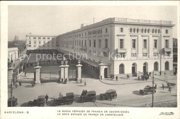Barcelona Cataluna la nueve estacion de Francia en constru