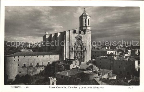 Gerona Torre Cornelia Catedral y casa de la Al