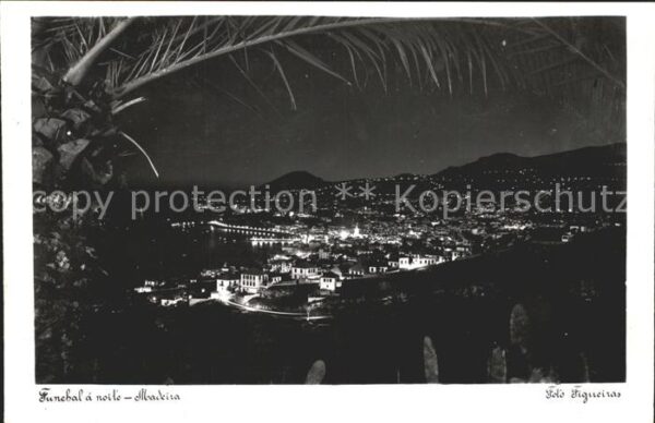 Madeira Portugal Funchal a noite