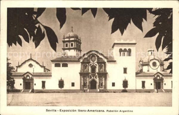 Sevilla Andalucia Exposicion Ibero Americana Pabellon Arg