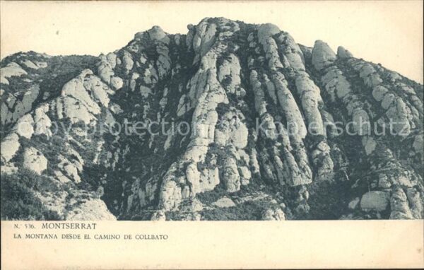 Montserrat Kloster la montana camino de collbato