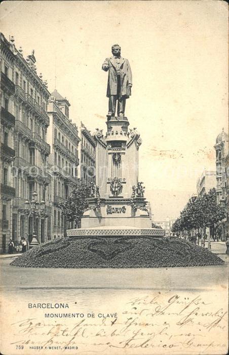 Barcelona Cataluna Monumento de Clave
