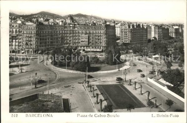 Barcelona Cataluna Plaza de Calvo Sotelo