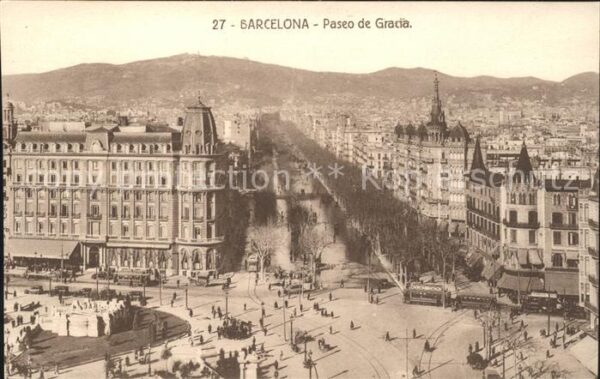 Barcelona Cataluna Paseo de Gracia