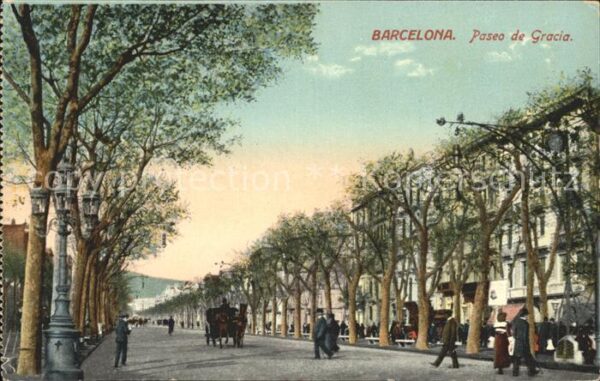 Barcelona Cataluna Paseo de Gracia