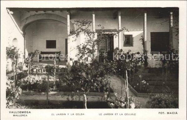 Valldemosa El jardin y la celda
