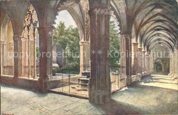 Barcelona Cataluna Claustro parque