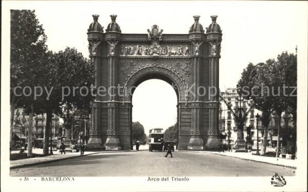 Barcelona Cataluna Arco del Triunfo