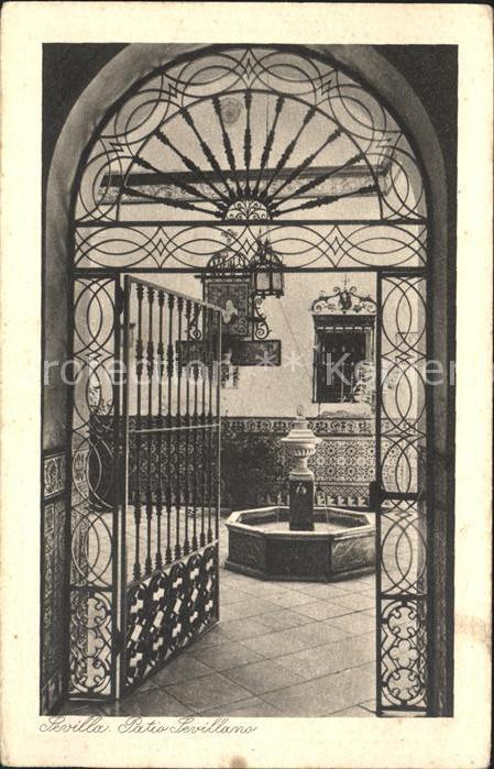 Sevilla Andalucia Patio Sevillano