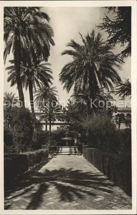 Sevilla Andalucia Jardines del Alcazar