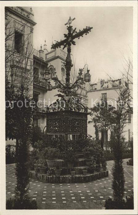 Sevilla Andalucia Plaza de Santa Cruz