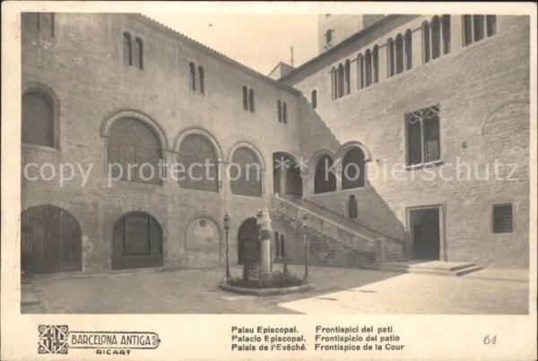 Barcelona Cataluna Barcelona antiga Palacio Episcopal
