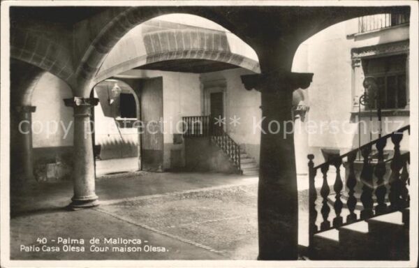 Palma de Mallorca Palio Casa Olesa Cour maison Olesa