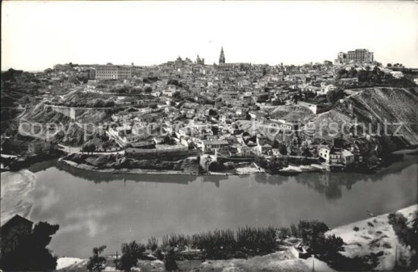 Toledo Castilla-La Mancha Vista general y rio Tajo
