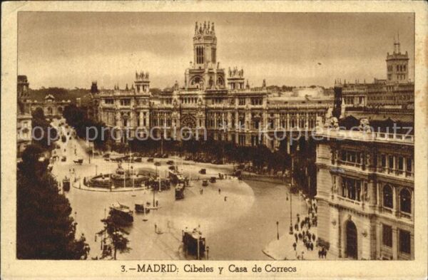 Madrid Spain Cibeles y Casa de Correos