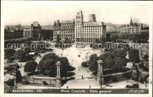 Barcelona Cataluna Plaza Cataluna