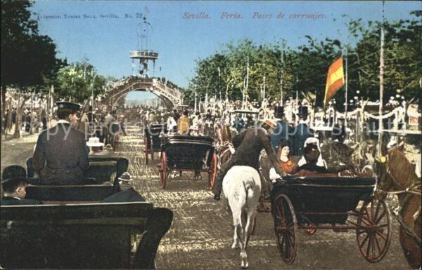 Sevilla Andalucia Paseo de carruajes