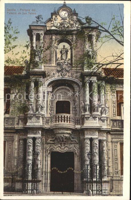 Sevilla Andalucia Poriada del Palacio de San Telmo